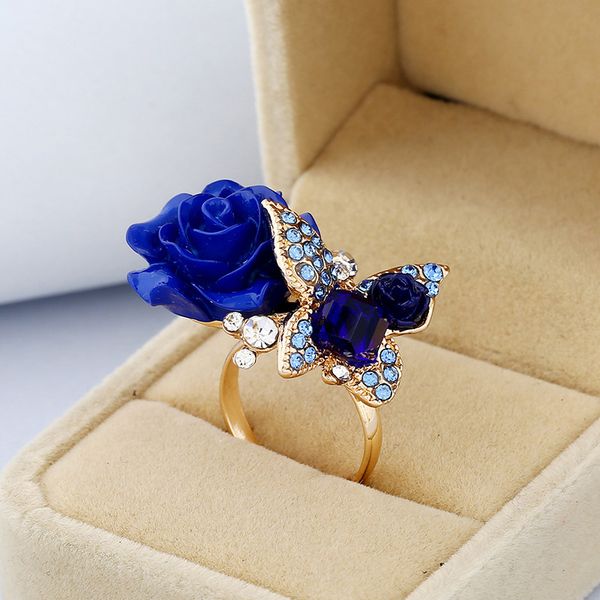 2018 new arrival fashion rose butterfly with crystal rings for women adjustable engagement party ring jewelry gifts 8c1275, Golden;silver
2018 new arrival fashion rose butterfly with crystal rings for women adjustable engagement party ring jewelry gifts 8c1275, Golden;silver