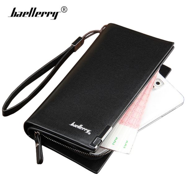 baellerry handy leather men wallets with strap long clutch zipper mens wallet male business money bag coin purse, Red;black
baellerry handy leather men wallets with strap long clutch zipper mens wallet male business money bag coin purse, Red;black