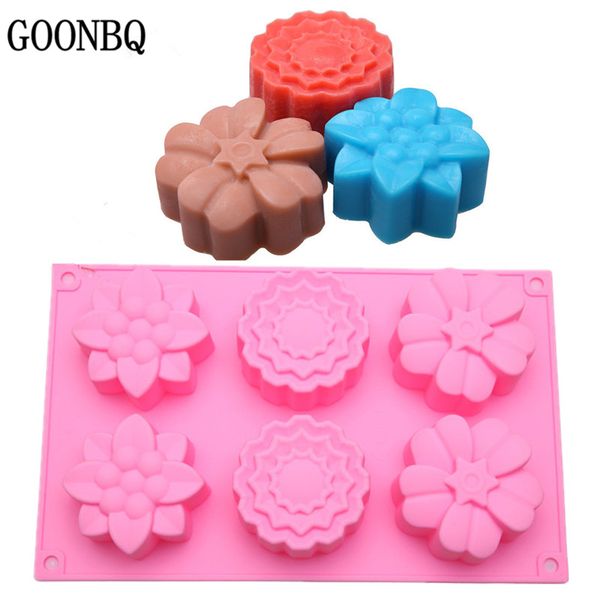 goonbq 1 pc 6 holes flower cake mold silicone daisy flower fondant mould soap chocolate moon cake mold diy baking pan
goonbq 1 pc 6 holes flower cake mold silicone daisy flower fondant mould soap chocolate moon cake mold diy baking pan