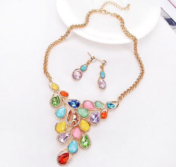 new europe party casual jewelry set women's charm leave pendant necklace with earrings s103, Silver
new europe party casual jewelry set women's charm leave pendant necklace with earrings s103, Silver