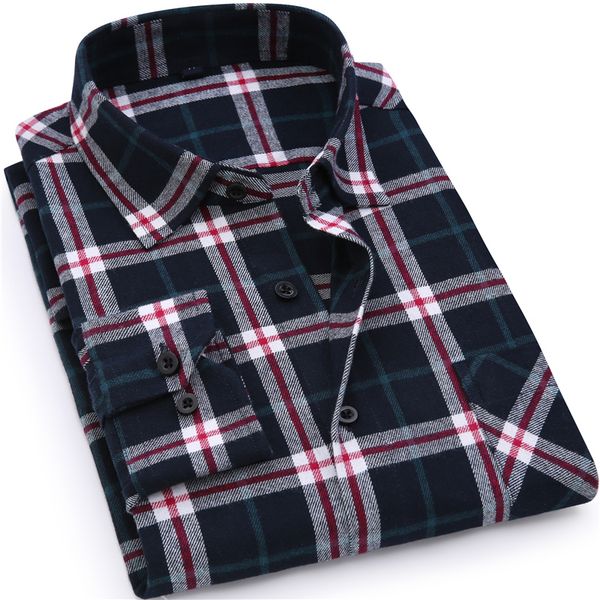 men flannel plaid shirt spring autumn casual long sleeve shirt soft comfort slim fit styles brand man clothes g003, White;black
men flannel plaid shirt spring autumn casual long sleeve shirt soft comfort slim fit styles brand man clothes g003, White;black