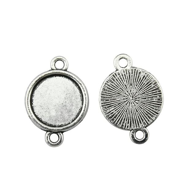 60 pieces cabochon cameo base tray bezel blank jewelry findings components classic connector inner size 12mm round necklace pendant setting, Slivery;crystal
60 pieces cabochon cameo base tray bezel blank jewelry findings components classic connector inner size 12mm round necklace pendant setting, Slivery;crystal