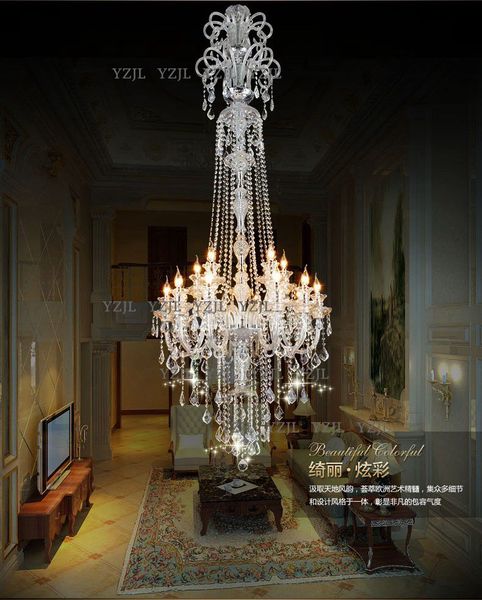 large stair long l luxury crystal chandelier modern long k9 lobby l lustres de cristal candle chandelier fixture
large stair long l luxury crystal chandelier modern long k9 lobby l lustres de cristal candle chandelier fixture