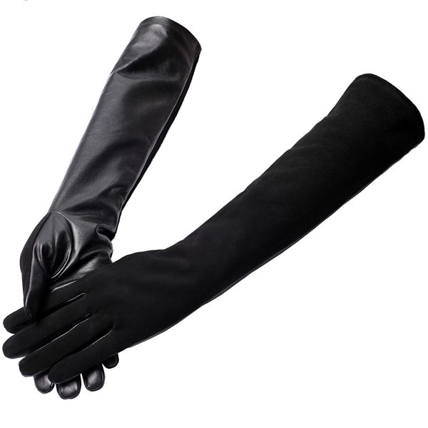 fashion style long leather gloves goat skin genuine leather warm lined black leather gloves women matte gloves, Blue;gray
fashion style long leather gloves goat skin genuine leather warm lined black leather gloves women matte gloves, Blue;gray