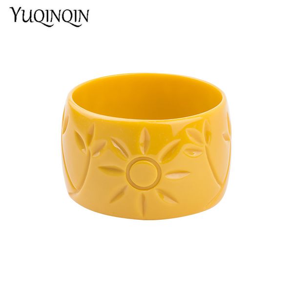 trendy resin cuff engraved sun flowers fashion bracelets bangles women acrylic wide bracelets female simple charm party jewelry, Black
trendy resin cuff engraved sun flowers fashion bracelets bangles women acrylic wide bracelets female simple charm party jewelry, Black