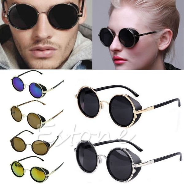 cyber goggles vintage retro blinder steampunk sunglasses 50s round glasses f05, White;black
cyber goggles vintage retro blinder steampunk sunglasses 50s round glasses f05, White;black