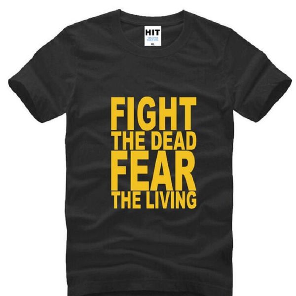 us tv the walking dead t shirts men new design fight the dead fear the living printed men's t-shirt short sleeve cotton men tees, White;black
us tv the walking dead t shirts men new design fight the dead fear the living printed men's t-shirt short sleeve cotton men tees, White;black