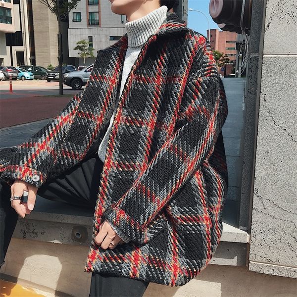 2018 men's autumn and winter new fashion casual knit material thickening lattice lapel jacket black grid / blue grid m-2xl, Black;brown
2018 men's autumn and winter new fashion casual knit material thickening lattice lapel jacket black grid / blue grid m-2xl, Black;brown