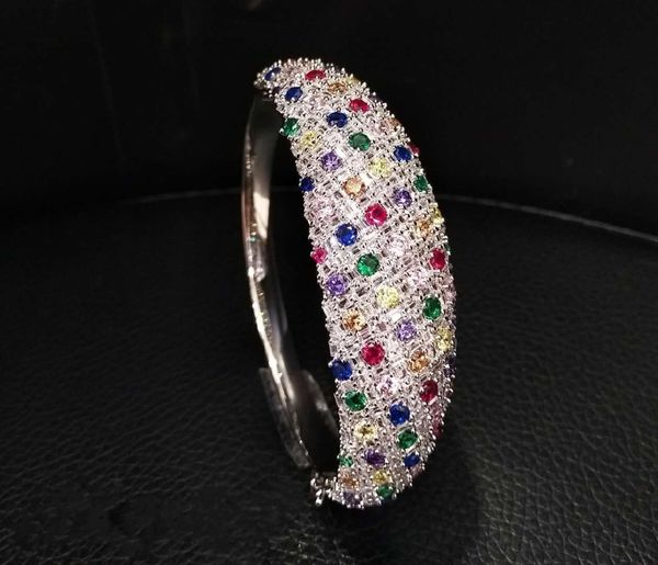 jankelly new arrival round shape mix color exquisite prong pave setting bracelets bangle women jewelry bijoux, Black
jankelly new arrival round shape mix color exquisite prong pave setting bracelets bangle women jewelry bijoux, Black