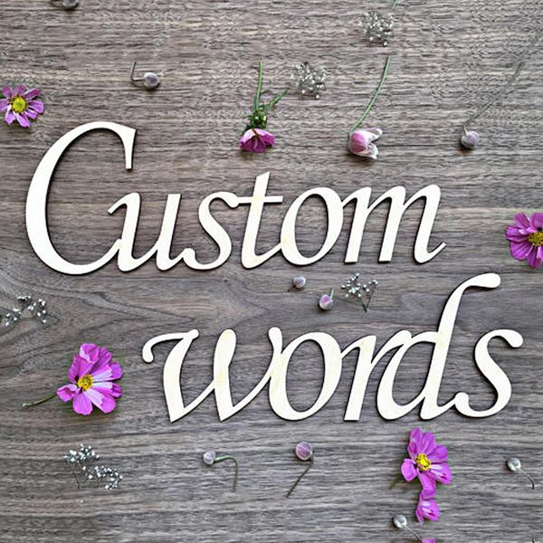 custom word wall decor, wedding names, inspirational word art decoration, wall ornament, housewarming gift, laser cut plywood
custom word wall decor, wedding names, inspirational word art decoration, wall ornament, housewarming gift, laser cut plywood