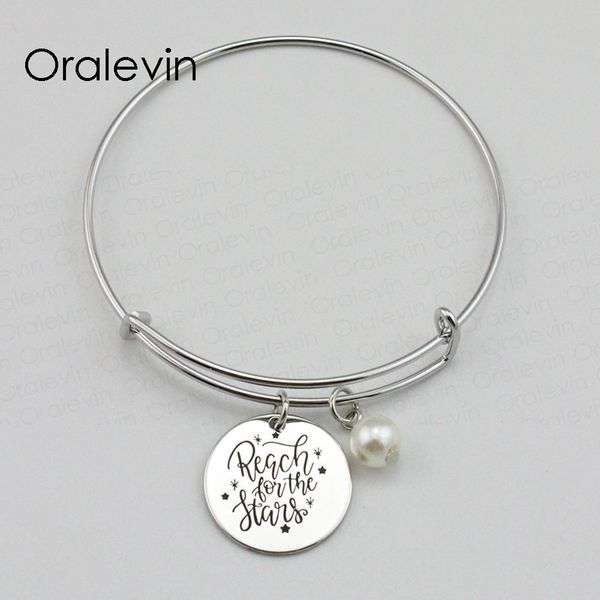 reach for the stars inspirational hand stamped engraved charm pendant expandable bracelet bangle jewelry,10pcs/lot, #ln1878b, Black
reach for the stars inspirational hand stamped engraved charm pendant expandable bracelet bangle jewelry,10pcs/lot, #ln1878b, Black