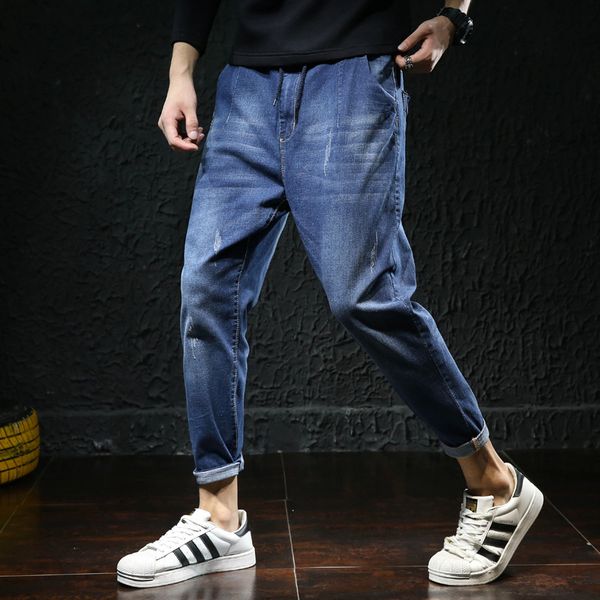2018 men high elastic fat casual big men s jeans long trousers male xd5901, Blue
2018 men high elastic fat casual big men s jeans long trousers male xd5901, Blue