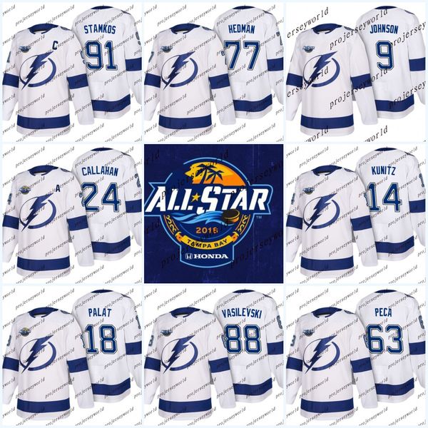 Womens 2018 All-Star Game Tampa Bay Lightning 9 Tyler Johnson 91 Steven Stamkos 77 Victor Hedman Nikita Kucherov Ben Bishop Hockey Jerseys
Womens 2018 All-Star Game Tampa Bay Lightning 9 Tyler Johnson 91 Steven Stamkos 77 Victor Hedman Nikita Kucherov Ben Bishop Hockey Jerseys