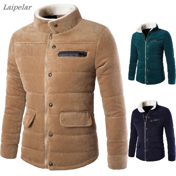 2018 winter men's pure color zipper casual cotton men's clothing heartbreaker models slim fit cotton corduroy coat, Black
2018 winter men's pure color zipper casual cotton men's clothing heartbreaker models slim fit cotton corduroy coat, Black
