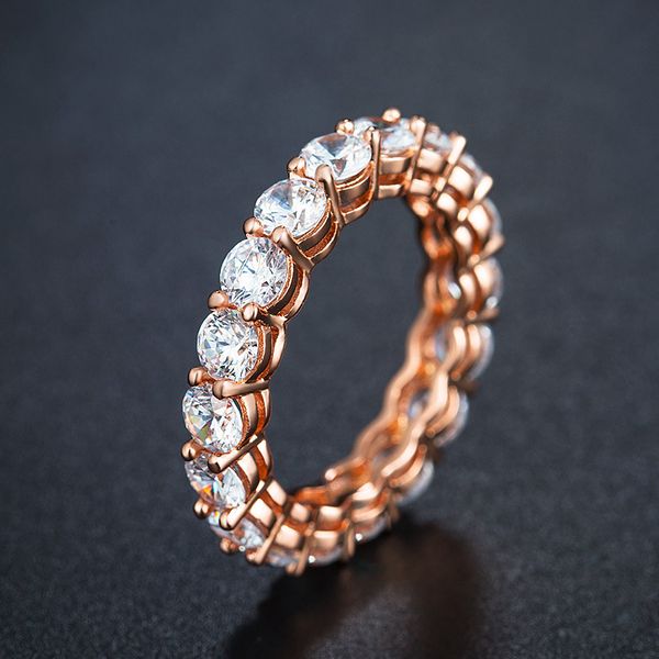 choucong lady single ring 4mm diamonique cz rose gold 925 sterling silver engagement wedding band ring for women fashion jewelry, Slivery;golden
choucong lady single ring 4mm diamonique cz rose gold 925 sterling silver engagement wedding band ring for women fashion jewelry, Slivery;golden