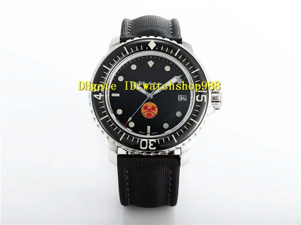 ZF фабрика FIFTY FATHOMS 5015B Мужчины часы Cal.1315 Автоматическое движение 316L Корпус из нержавеющей стали Сапфировое стекло Светящееся водонепроницаемое
ZF фабрика FIFTY FATHOMS 5015B Мужчины часы Cal.1315 Автоматическое движение 316L Корпус из нержавеющей стали Сапфировое стекло Светящееся водонепроницаемое