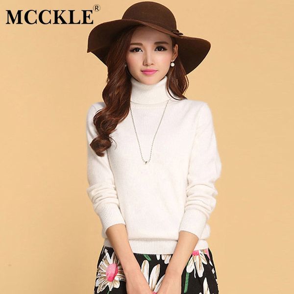 mcckle 2018 autumn winter women cashmere sweater turtleneck solid color female knitted pullovers women basic sweaters plus size, White;black
mcckle 2018 autumn winter women cashmere sweater turtleneck solid color female knitted pullovers women basic sweaters plus size, White;black