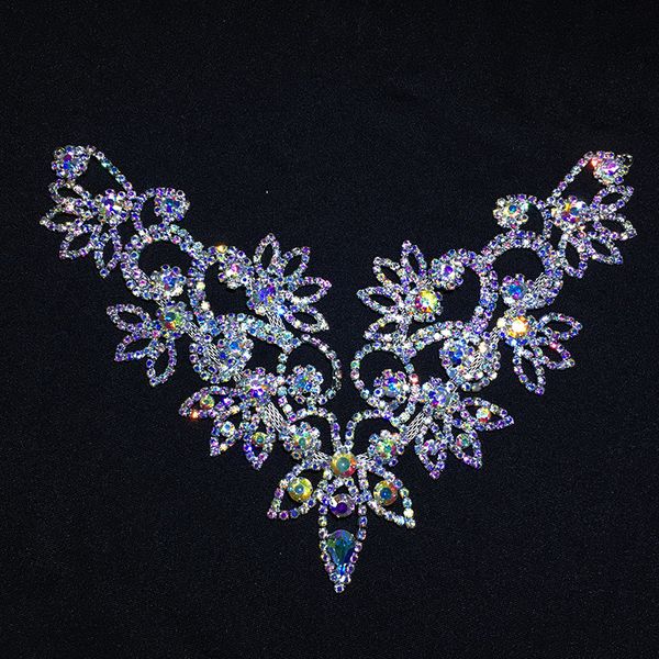 latest diy ab crystal rhinestone necklace for the princess dress wedding dress skirt flashing hand sewing clothing accessories, Black
latest diy ab crystal rhinestone necklace for the princess dress wedding dress skirt flashing hand sewing clothing accessories, Black