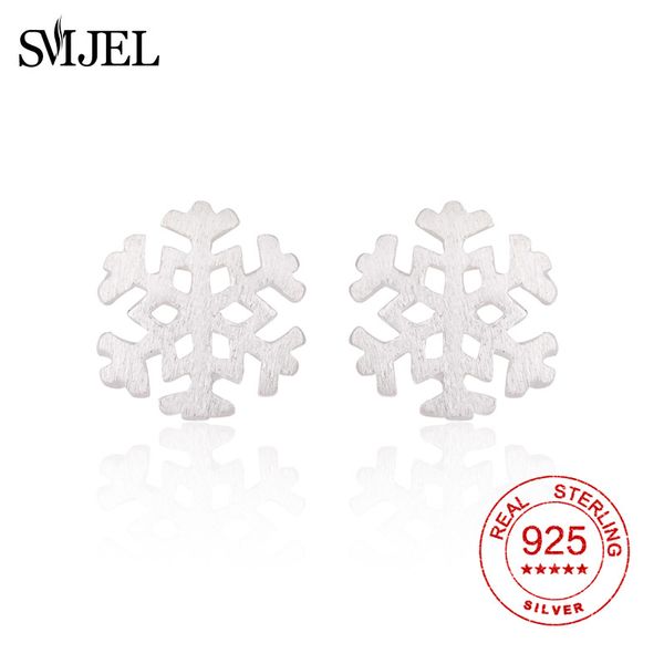 smjel 925 sterling silver ladies exquisite snowflake stud earrings for women fine jewelry statement engagement christmas gift, Golden;silver
smjel 925 sterling silver ladies exquisite snowflake stud earrings for women fine jewelry statement engagement christmas gift, Golden;silver