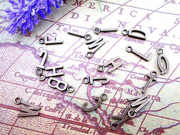 150pcs alphabet letter charms, antique bronze tone great for so many project,"a-z " charms pendant, Bronze;silver
150pcs alphabet letter charms, antique bronze tone great for so many project,"a-z " charms pendant, Bronze;silver