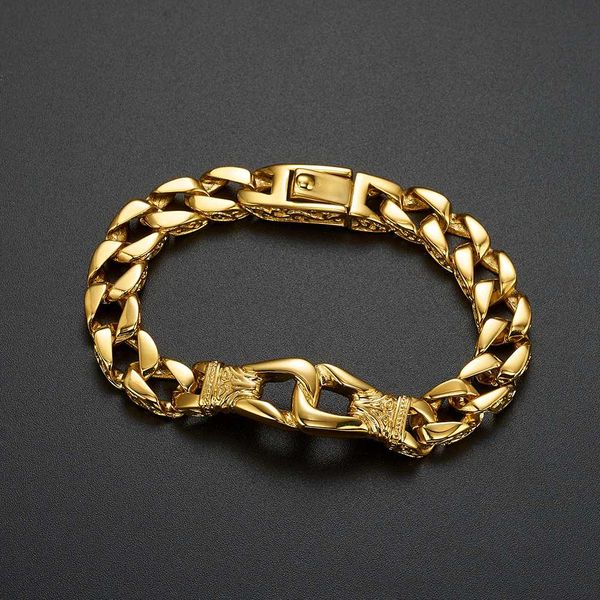 bracelet for men stainless steel curb cuban link chain bracelet totem knot charm wristband men fashion gift 12mm 8.66, Silver
bracelet for men stainless steel curb cuban link chain bracelet totem knot charm wristband men fashion gift 12mm 8.66, Silver