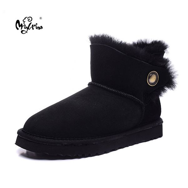 mylrina 100%sheepskin leather winter warm boots women snow boots natural fur women fashion ankle, Black
mylrina 100%sheepskin leather winter warm boots women snow boots natural fur women fashion ankle, Black