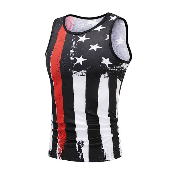 mens stars stripes printed fitness aerobics clothing male sports workout sleeveless body-hugging vests ing, White;black
mens stars stripes printed fitness aerobics clothing male sports workout sleeveless body-hugging vests ing, White;black