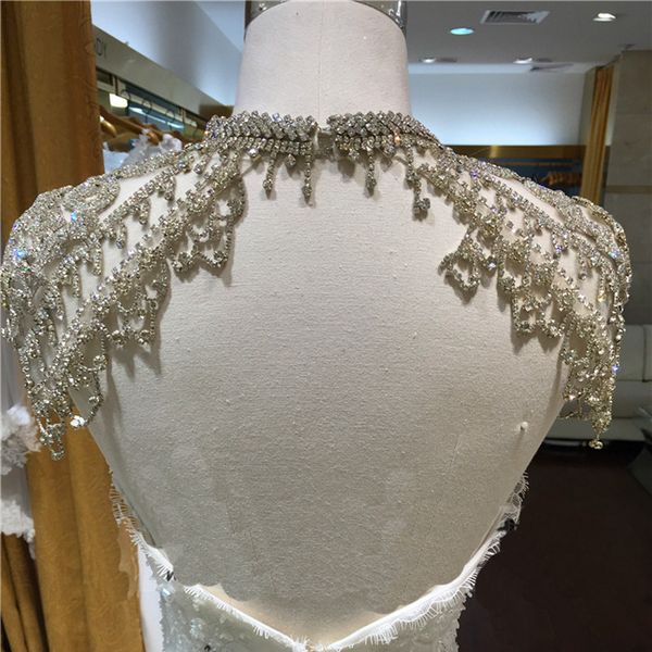 luxury bridal necklace shoulder chain crystal necklace chokers wedding banquet shoulder bridal accessories, Silver
luxury bridal necklace shoulder chain crystal necklace chokers wedding banquet shoulder bridal accessories, Silver