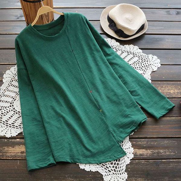 mferlier womens and blouses o neck long sleeve irregular splice split hem loose solid autumn women blouses, White
mferlier womens and blouses o neck long sleeve irregular splice split hem loose solid autumn women blouses, White
