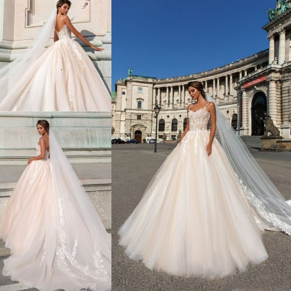 wedding dresses custom made plus size spaghetti open back tulle puffy bridal gowns arabic wedding dress, White
wedding dresses custom made plus size spaghetti open back tulle puffy bridal gowns arabic wedding dress, White