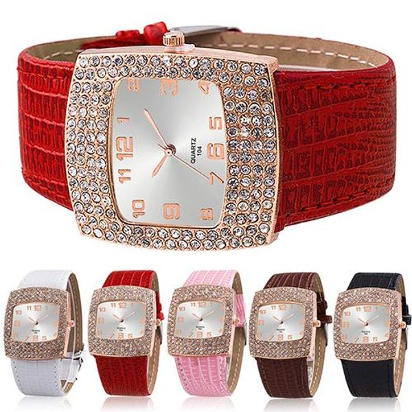 fashion women's square case shiny rhinestones faux leather analog wrist watch, Slivery;brown
fashion women's square case shiny rhinestones faux leather analog wrist watch, Slivery;brown