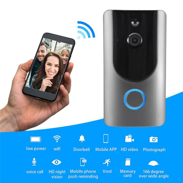 Wirele mart wifi doorbell with camera hd night vi ion motion detection alarm doorbell anti theft vi ible camcorder doorbell
Wirele mart wifi doorbell with camera hd night vi ion motion detection alarm doorbell anti theft vi ible camcorder doorbell