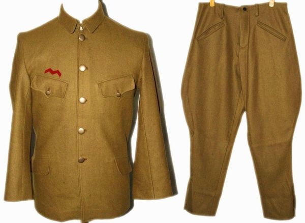 wwii japanese officer wool field uniform set tunic breeches in sizes, White;black
wwii japanese officer wool field uniform set tunic breeches in sizes, White;black