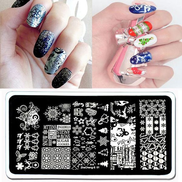 diy new arrival christmas jinglebells nail art stamping template image plate zhecheng-s01 nail stamping plates manicure stencil, White
diy new arrival christmas jinglebells nail art stamping template image plate zhecheng-s01 nail stamping plates manicure stencil, White