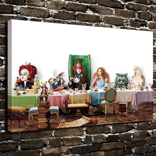 framed modern giclee hd print art alice in wonderland for dinner oil painting canvas wall home decor painting for living room decor
framed modern giclee hd print art alice in wonderland for dinner oil painting canvas wall home decor painting for living room decor