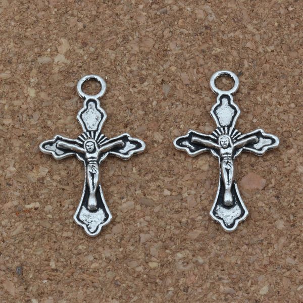 jesus christ crucifix cross charms pendants 100pcs/lot 17.5x30.8mm antique silver fashion jewelry diy fit bracelets necklace earrings a-267, Bronze;silver
jesus christ crucifix cross charms pendants 100pcs/lot 17.5x30.8mm antique silver fashion jewelry diy fit bracelets necklace earrings a-267, Bronze;silver
