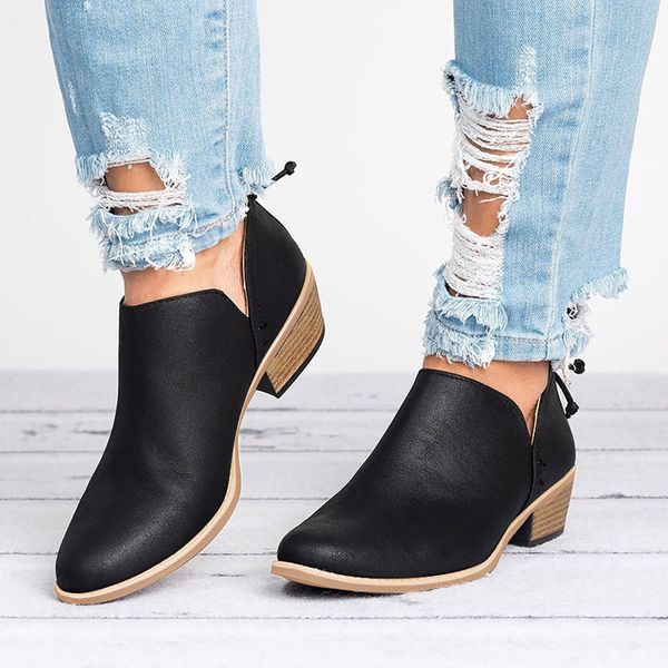 women's sandals with heels women ladies autumn shoes fashion ankle solid leather martin shoes short boots, Black
women's sandals with heels women ladies autumn shoes fashion ankle solid leather martin shoes short boots, Black