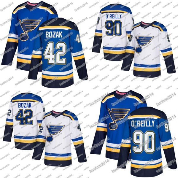 

42 Tyler Bozak 90 Ryan O'Reilly 2018 St. Louis Blues Vladimir Tarasenko Brayden Schenn Allen Berglund Steen Schwartz Hutton erseys