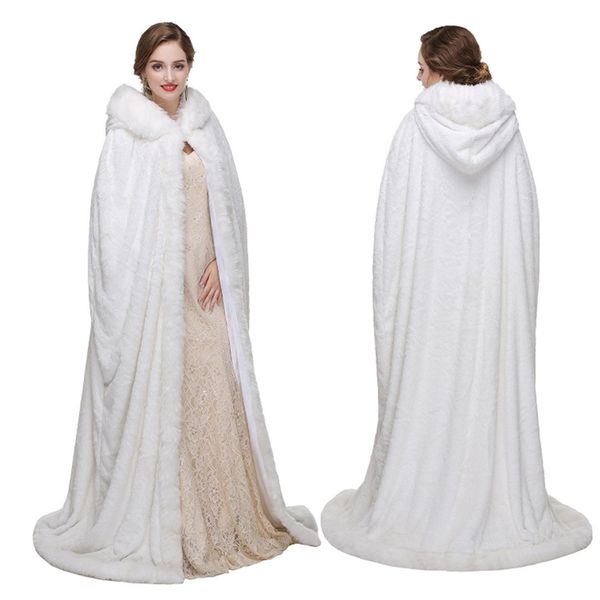2019 winter faux fox fur long bridal cloaks plus size coats bride jacket christmas white dress
2019 winter faux fox fur long bridal cloaks plus size coats bride jacket christmas white dress