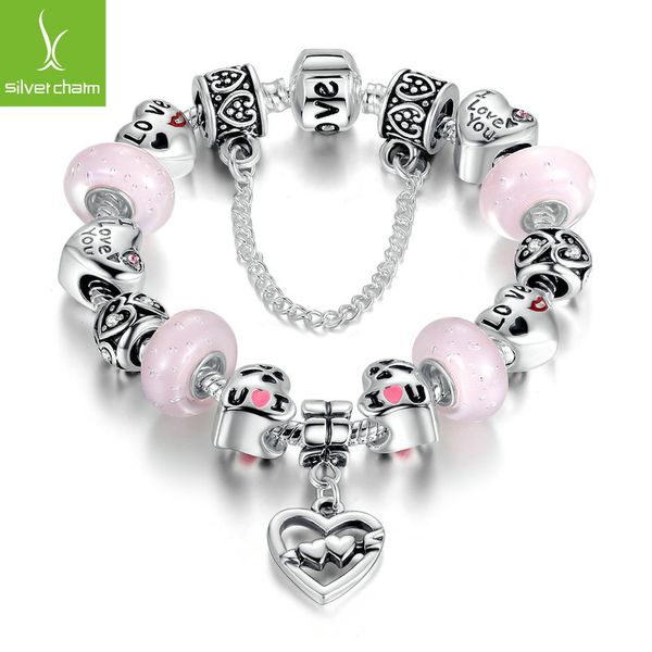 fashion accessories silver plated rehinestone valentine's day gift cupid's love heart diy strands beaded bracelet women girls gift jewelry
fashion accessories silver plated rehinestone valentine's day gift cupid's love heart diy strands beaded bracelet women girls gift jewelry