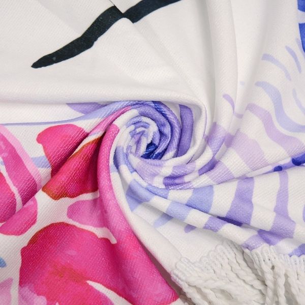 2019 fashion round beach bath towel with tassels 450g microfiber 150cm picnic yoga blanket bikini cover up tapestry
2019 fashion round beach bath towel with tassels 450g microfiber 150cm picnic yoga blanket bikini cover up tapestry