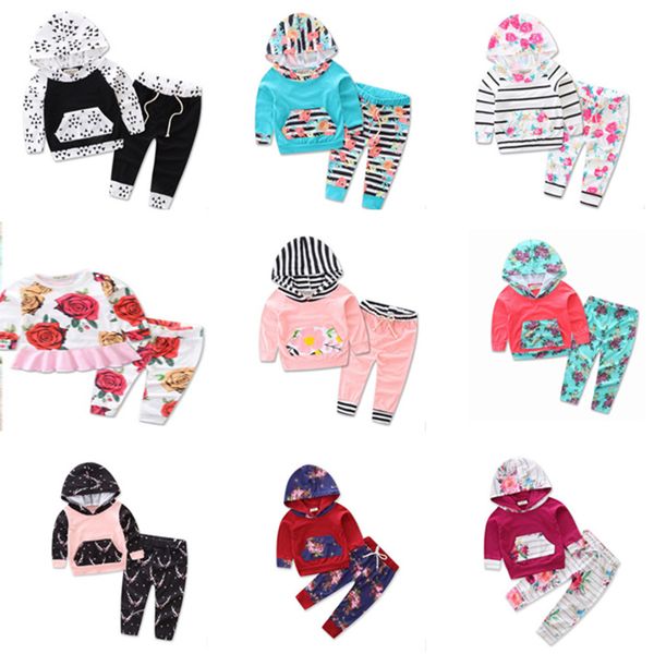 toddler pajamas girl boy long sleeve floral hoodies +long pants outfits 2018 kids autumn clothing sets jlc914, White
toddler pajamas girl boy long sleeve floral hoodies +long pants outfits 2018 kids autumn clothing sets jlc914, White