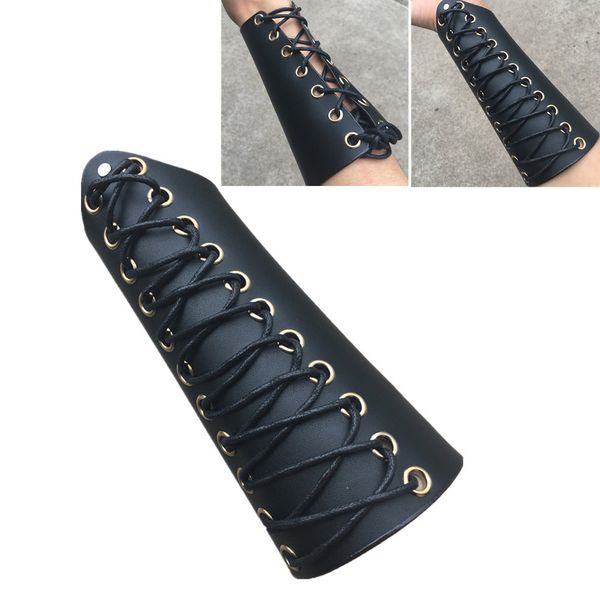 leather shooting arm guard archery hunting recurve bow hand protection glove running cycling knee support braces elastic #08913, Black
leather shooting arm guard archery hunting recurve bow hand protection glove running cycling knee support braces elastic #08913, Black