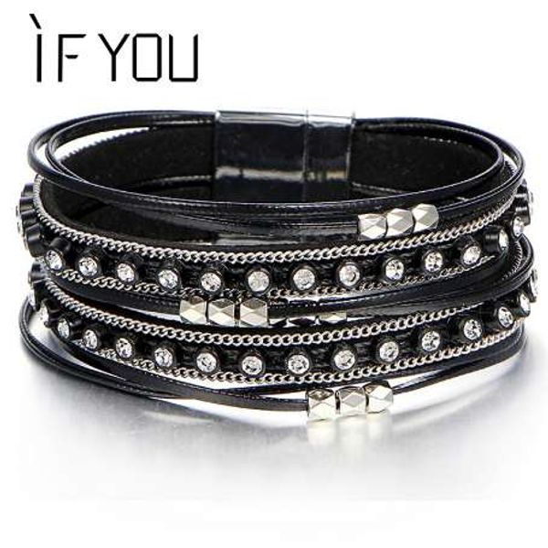 fashion black crystal leather bracelets & bangles charms bracelets for women men bracelet jewelry gifts, Golden;silver
fashion black crystal leather bracelets & bangles charms bracelets for women men bracelet jewelry gifts, Golden;silver