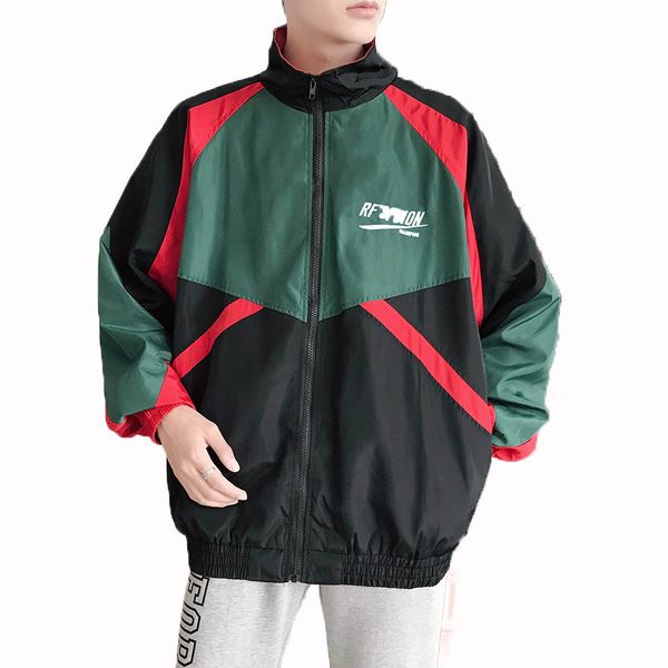 ya su guo ji new autumn 2018 boys jacket color splice loose jacket men's windbreaker trends youth and vitality jk49, Black;brown
ya su guo ji new autumn 2018 boys jacket color splice loose jacket men's windbreaker trends youth and vitality jk49, Black;brown