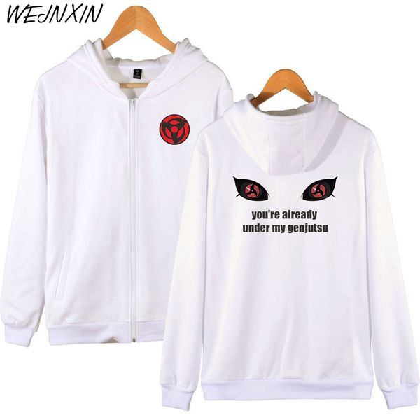 2018 new fashion harajuku anime zipper hoodies naruto genjutsu eyes printing jackets hooded sweatshirt plus size streetwear, Black
2018 new fashion harajuku anime zipper hoodies naruto genjutsu eyes printing jackets hooded sweatshirt plus size streetwear, Black