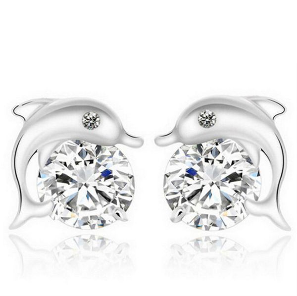 s925 silver earrings dolphin stud earrings rhinestone crystal jewelry for women girls child, Golden;silver
s925 silver earrings dolphin stud earrings rhinestone crystal jewelry for women girls child, Golden;silver