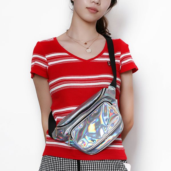 1 pcs reflective laser translucent pu leather purse belt bag women waist chest bag multi-purpose portable waist bags
1 pcs reflective laser translucent pu leather purse belt bag women waist chest bag multi-purpose portable waist bags