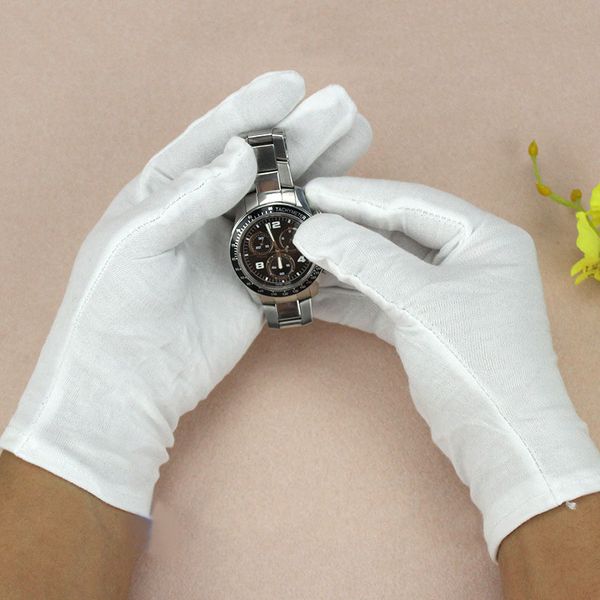 12 pairs cotton white soft gloves costume jewellery handling work hands protector wml99, Blue;gray
12 pairs cotton white soft gloves costume jewellery handling work hands protector wml99, Blue;gray