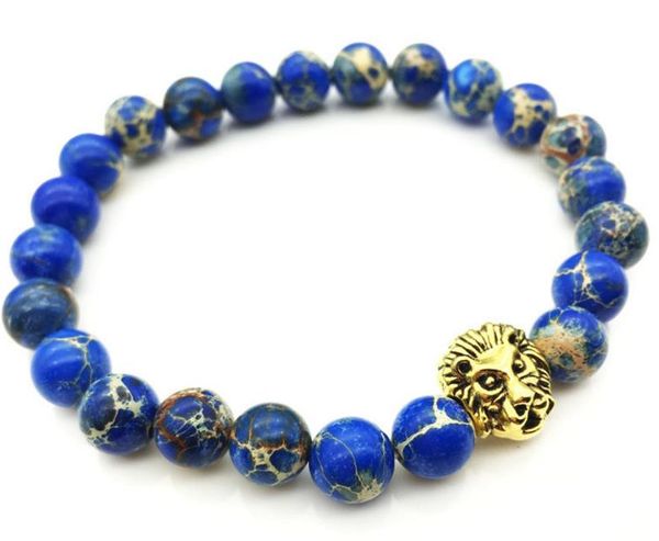 2018 new volcano bracelet bead retail men's bracelets 8mm stone beads gold silver plated lion head braiding bracelets, Black
2018 new volcano bracelet bead retail men's bracelets 8mm stone beads gold silver plated lion head braiding bracelets, Black